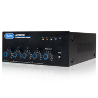 4-INPUT 100W MIXER AMPLIFIER WITH AUTOMATIC SYSTEM TEST(PHD)/100W INTO 25V/70V & 4OHM LOADS